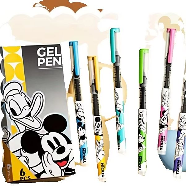Stationery Supplier - 6 قطع من أقلام ديزني ميكي