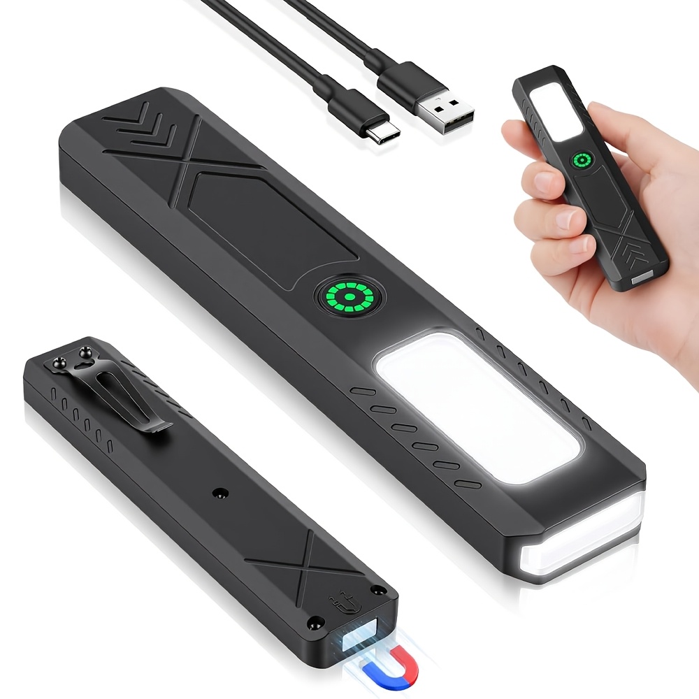 Stationery Supply - مصباح يدوي LED قابل لإعادة الشحن