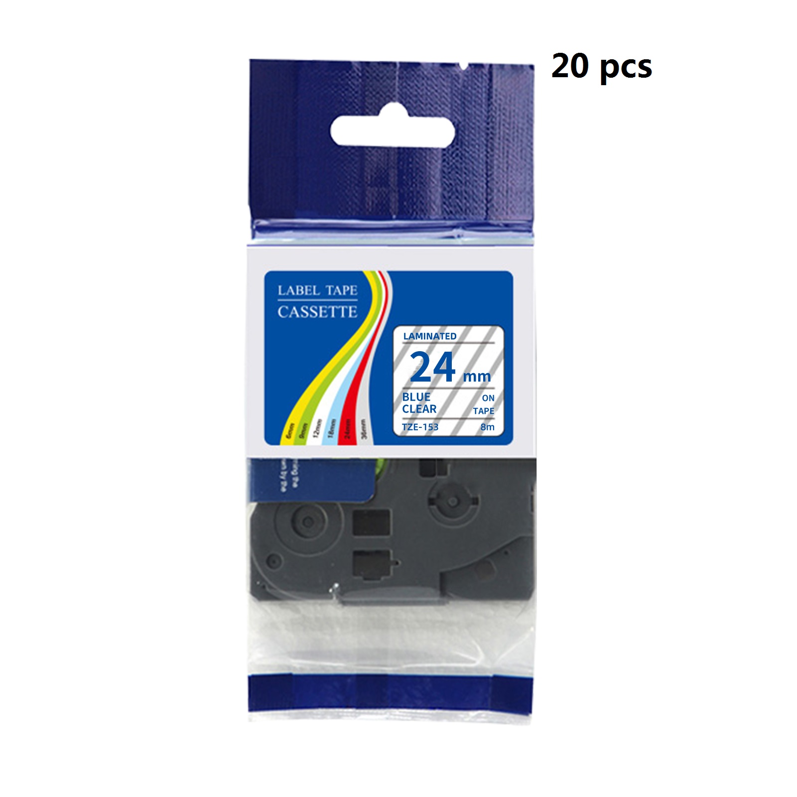 20 قطعة من شريط الملصقات المتو - مراجعة Label Printer Tape وسعره