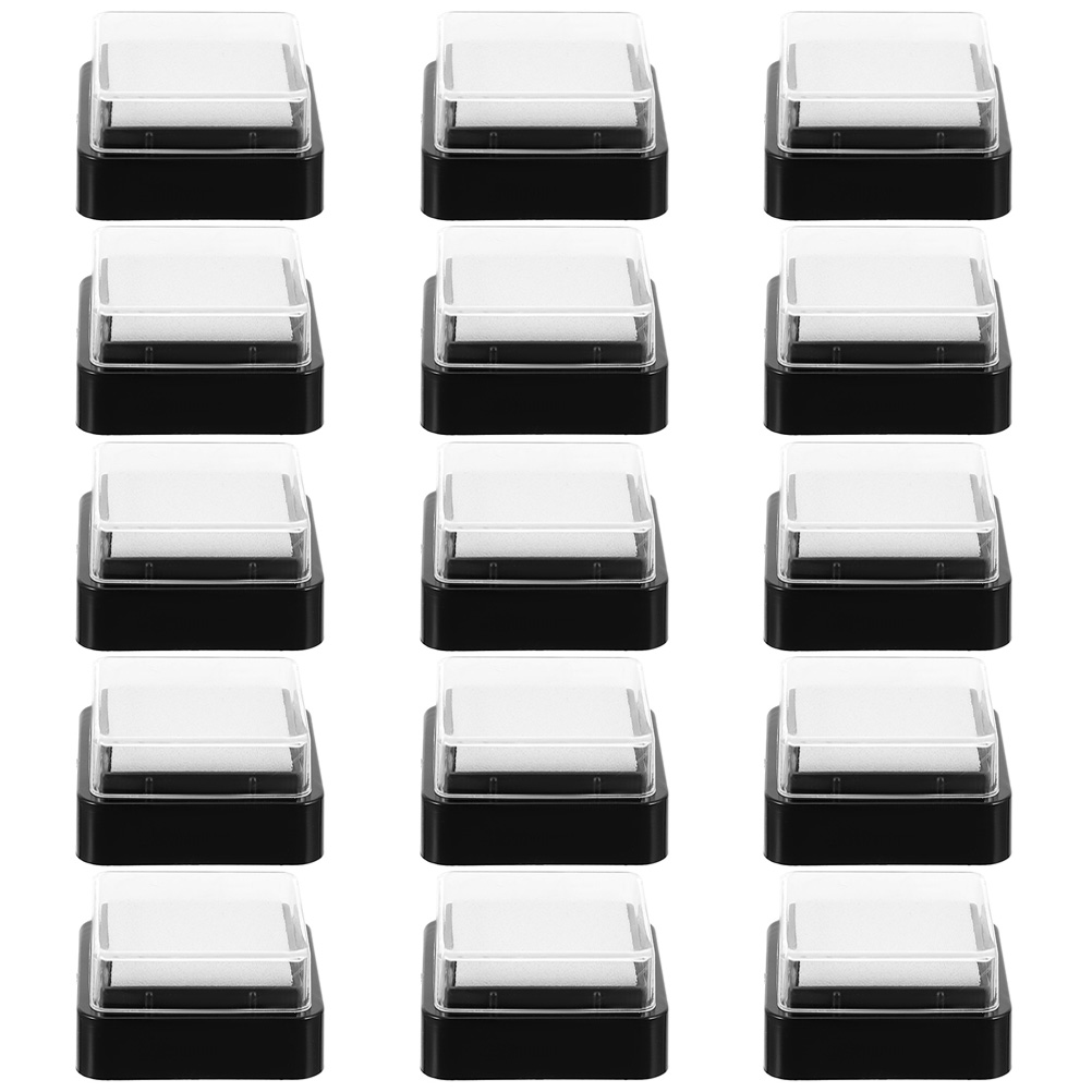 15 قطعة من لوحات الحبر الفارغة - مراجعة Self Inking Stamp وسعره
