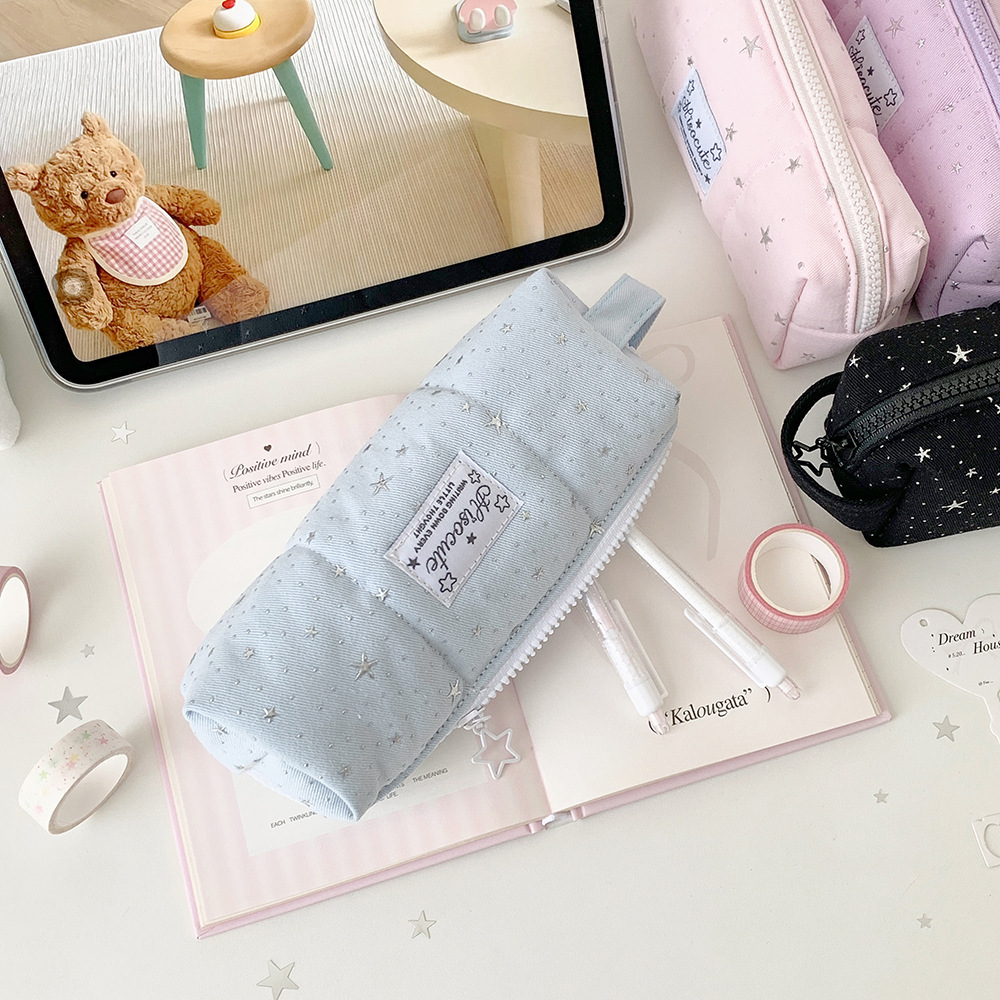 حقيبة أقلام محمولة جديدة ذات س - مراجعة Pencil Case Large وسعره