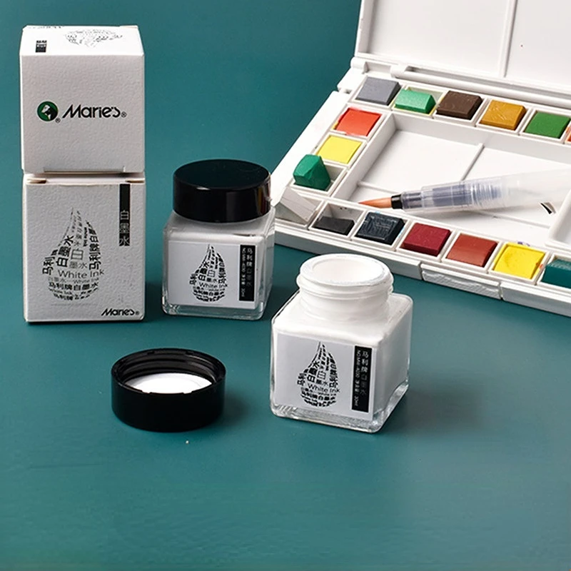 30 مللي طابعة بحبر أبيض عالي ا - مراجعة Correction Fluid White وسعره