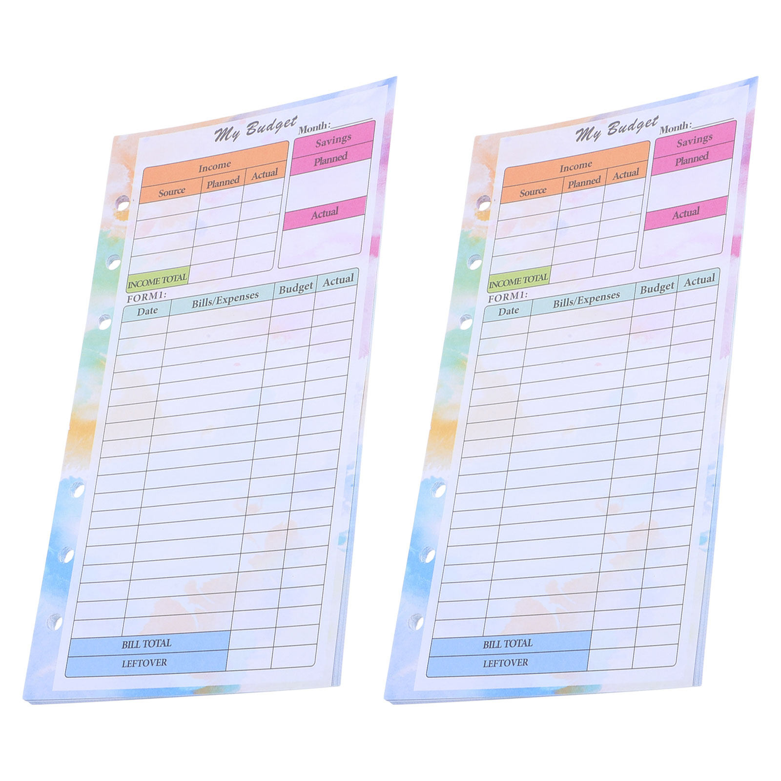 28 ورقة من ورق التخطيط القابل  - مراجعة Planner Weekly Budget وسعره