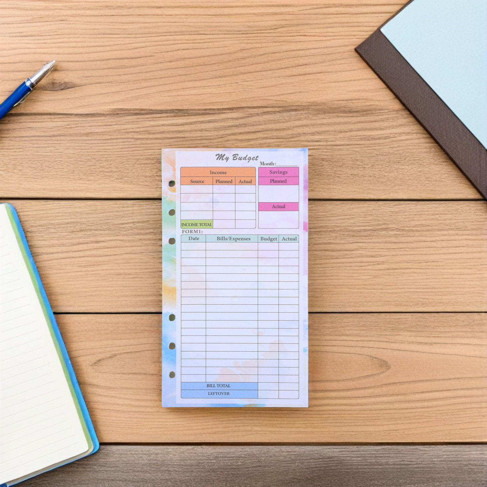 28 ورقة من ورق التخطيط القابل  - مراجعة Planner Weekly Budget وسعره