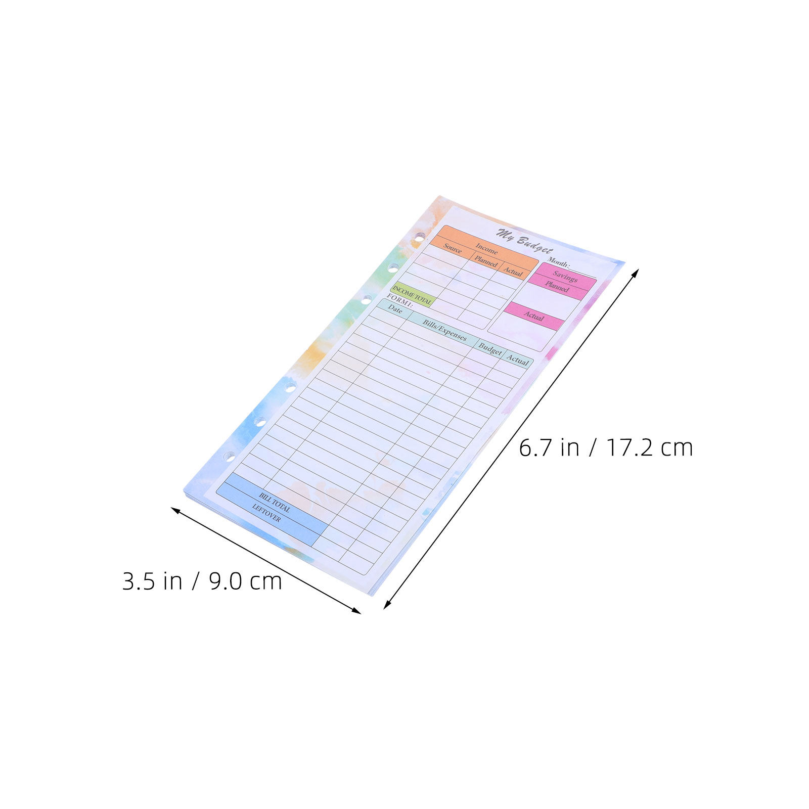 28 ورقة من ورق التخطيط القابل  - مراجعة Planner Weekly Budget وسعره