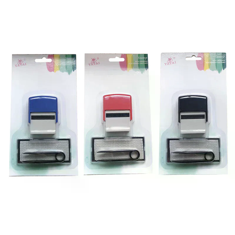 طقم ختم مطاطي للطباعة اليدوية  - مراجعة Self Inking Stamp وسعره