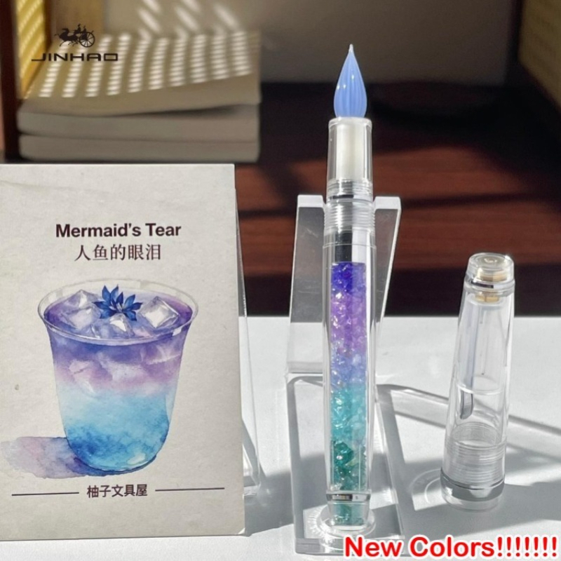 قلم حبر زجاجي يدوي الصنع من JI - مراجعة Stationery Supplier وسعره