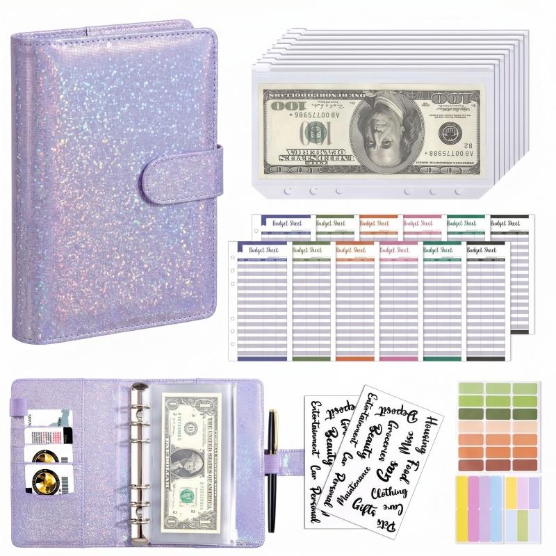 منظم ميزانية A6 من الجلد الصنا - مراجعة Planner Weekly Budget وسعره