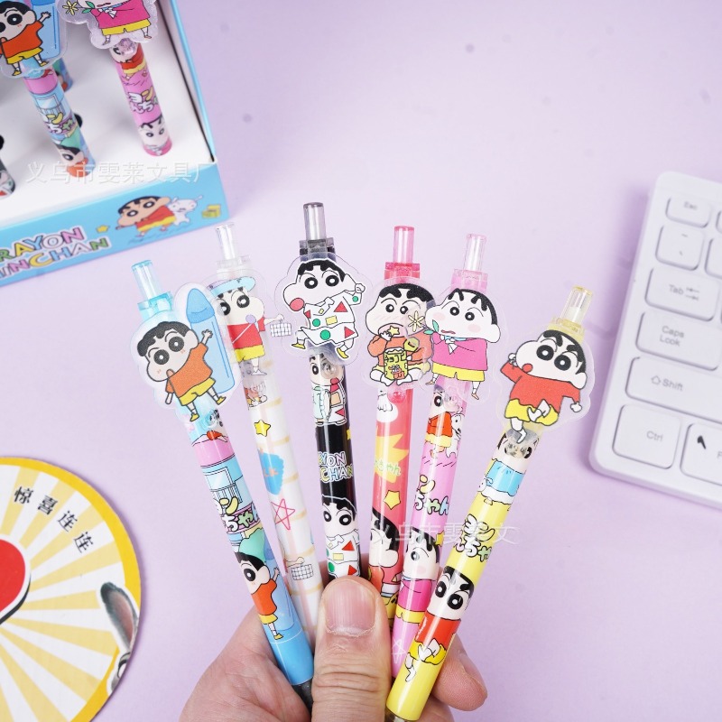 48pcs/box Crayon Shinchan Poin - مراجعة Stationery Supplier وسعره