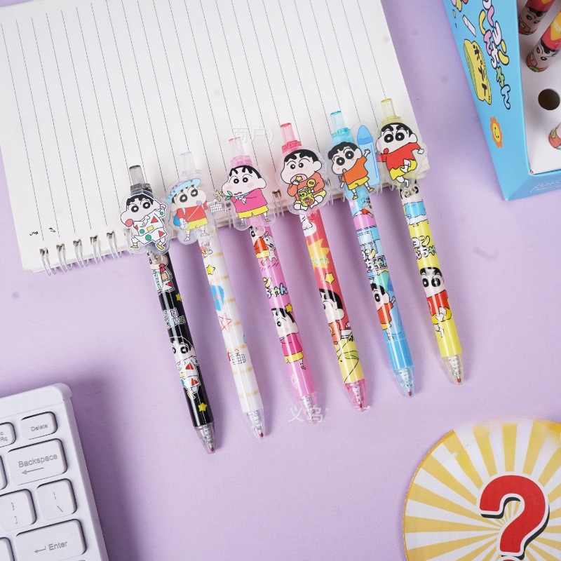 48pcs/box Crayon Shinchan Poin - مراجعة Stationery Supplier وسعره