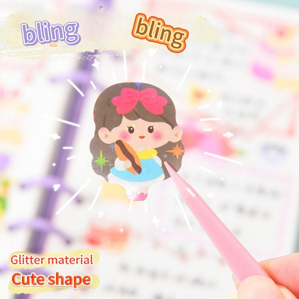 200p ملصقات Kawaii للأطفال لطي - مراجعة Stationery Supplier وسعره