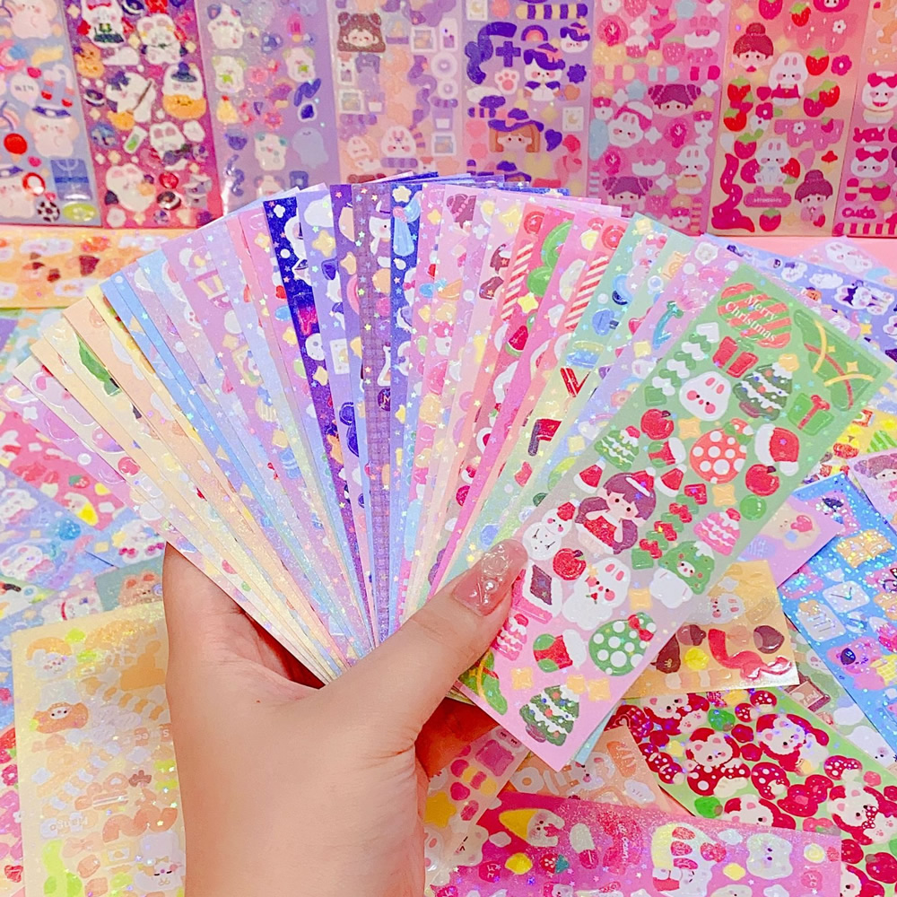 200p ملصقات Kawaii للأطفال لطي - مراجعة Stationery Supplier وسعره