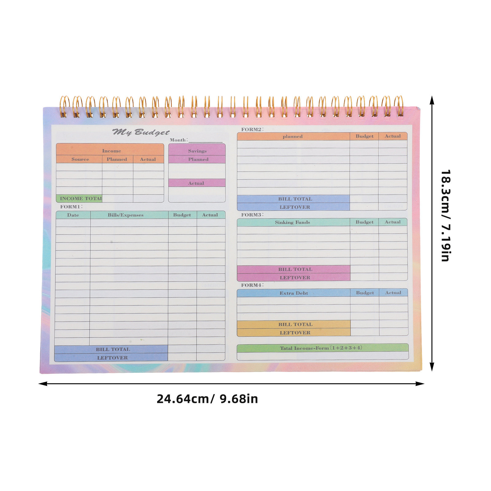 دفتر مالي يومي وأسبوعي B5 لتسج - مراجعة Planner Weekly Budget وسعره