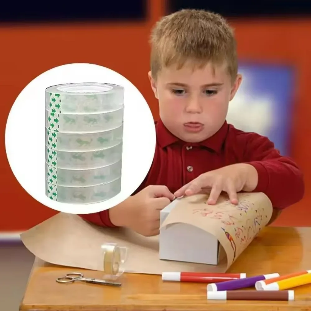 شريط لاصق شفاف حزمة القرطاسية  - مراجعة Stationery Supplier وسعره