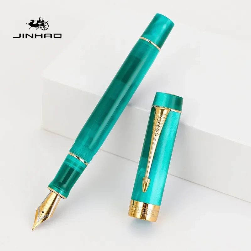 JINHAO 100 قلم حبر شفاف اللون  - مراجعة Stationery Supplier وسعره