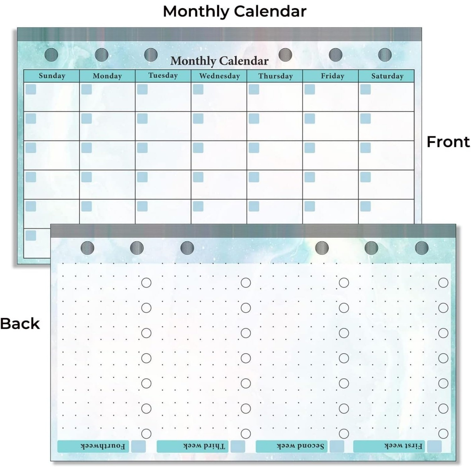 مجموعة من عبوات مجلدات A6 ذات  - مراجعة Planner Weekly Budget وسعره