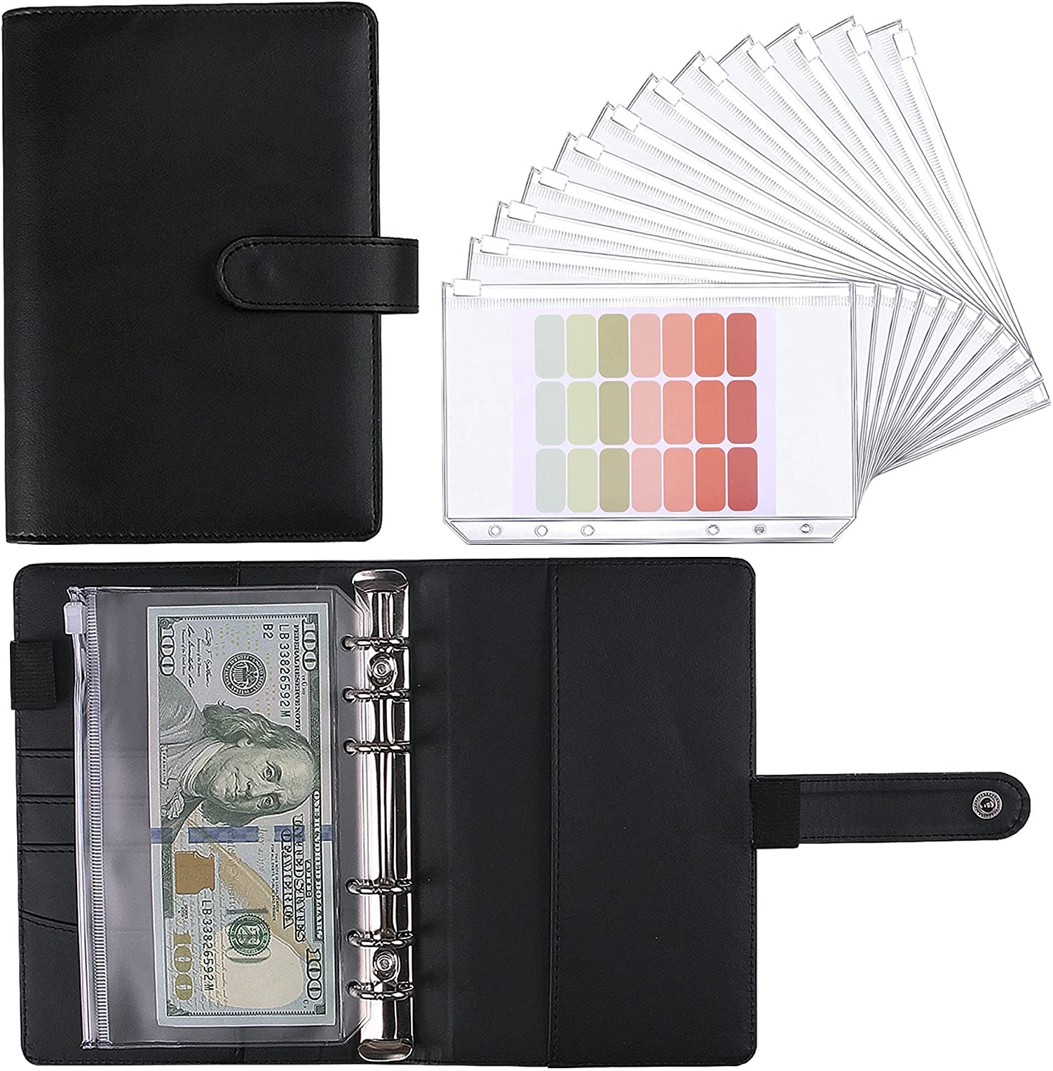 A6 مخطط الموثق الميزانية مع 12 - مراجعة Planner Weekly Budget وسعره