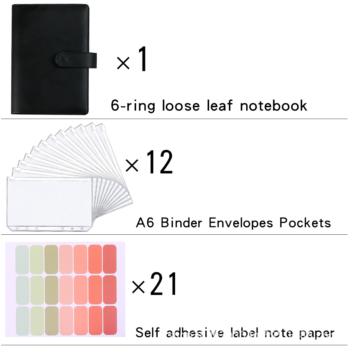 A6 مخطط الموثق الميزانية مع 12 - مراجعة Planner Weekly Budget وسعره