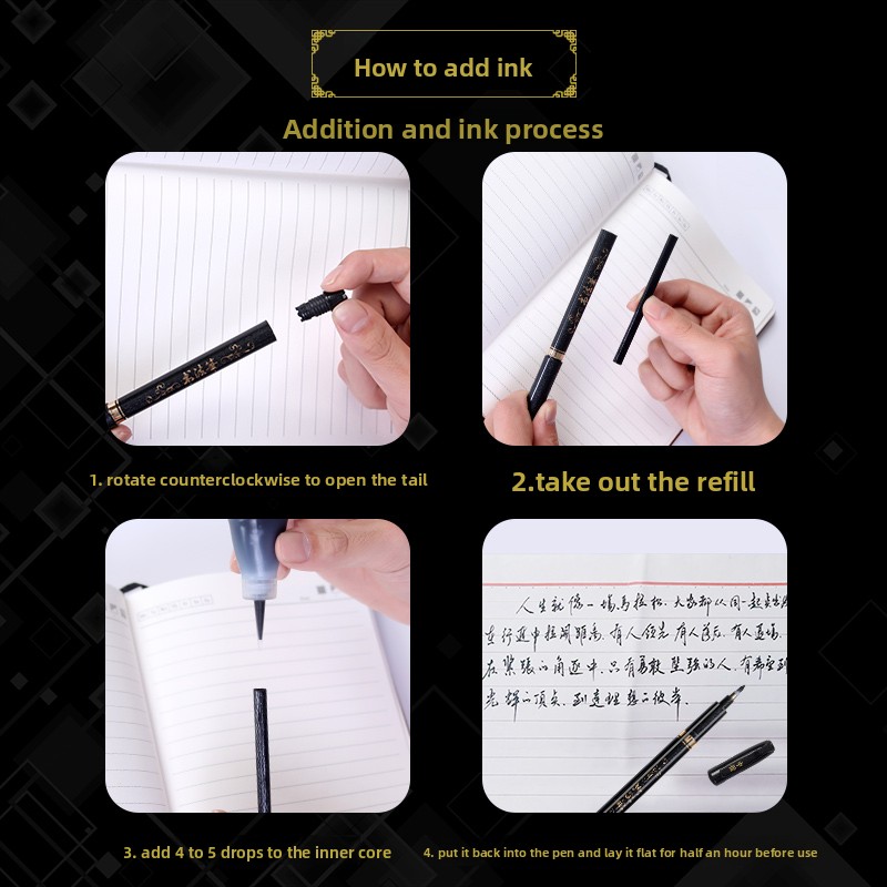 مجموعة من 4 أقلام تخطيطية فنية - مراجعة Stationery Office وسعره