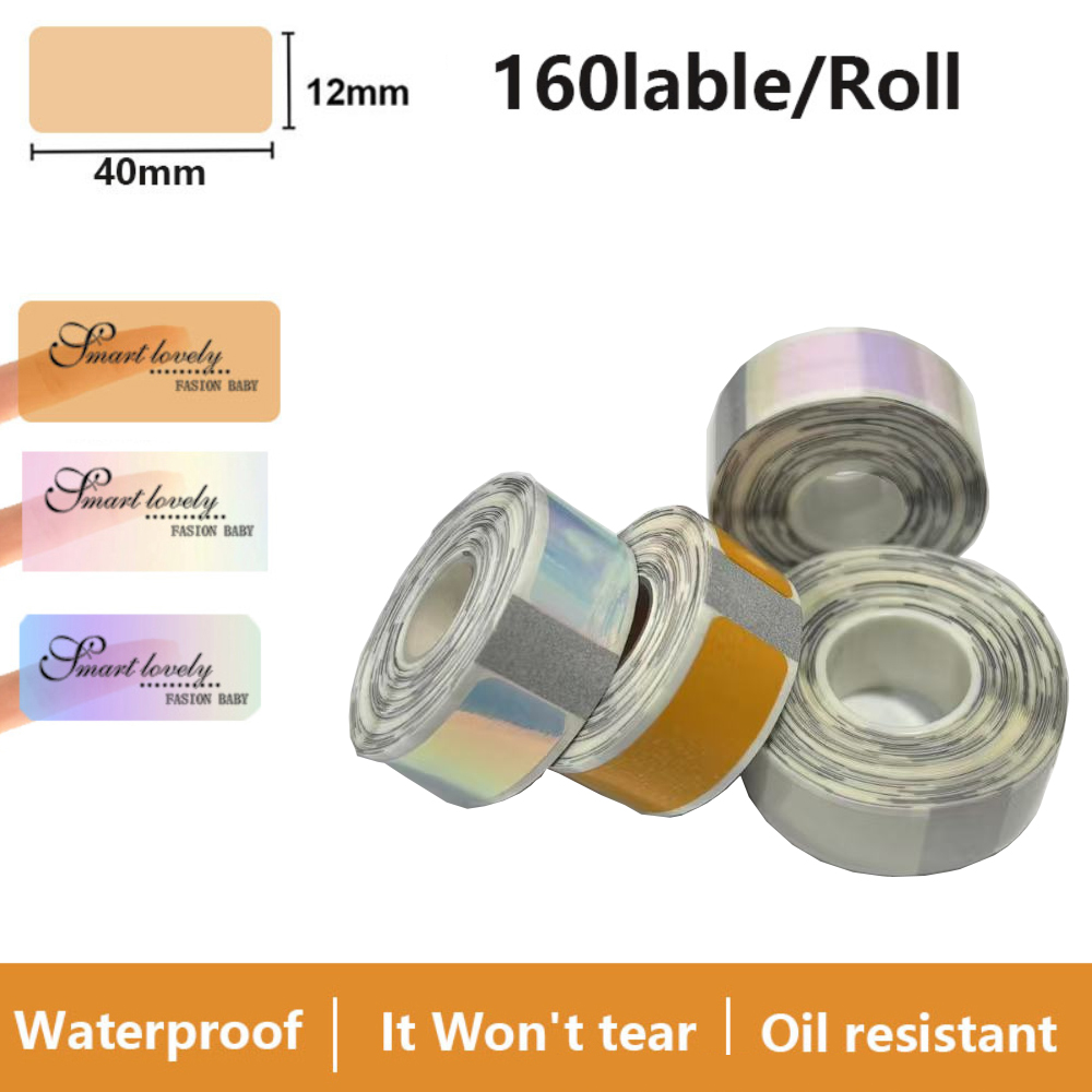 ملصق شفاف 12*40 مللي متر 160 ق - مراجعة Label Printer Tape وسعره