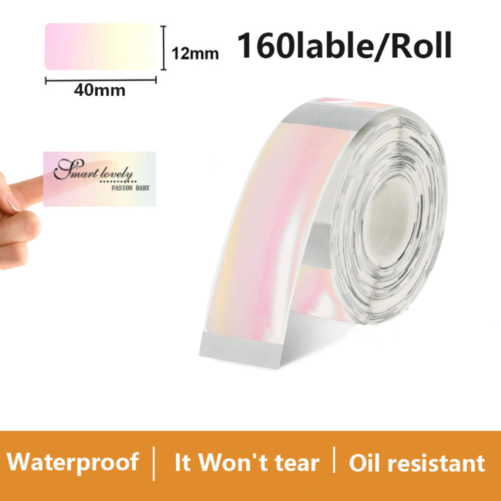 ملصق شفاف 12*40 مللي متر 160 ق - مراجعة Label Printer Tape وسعره