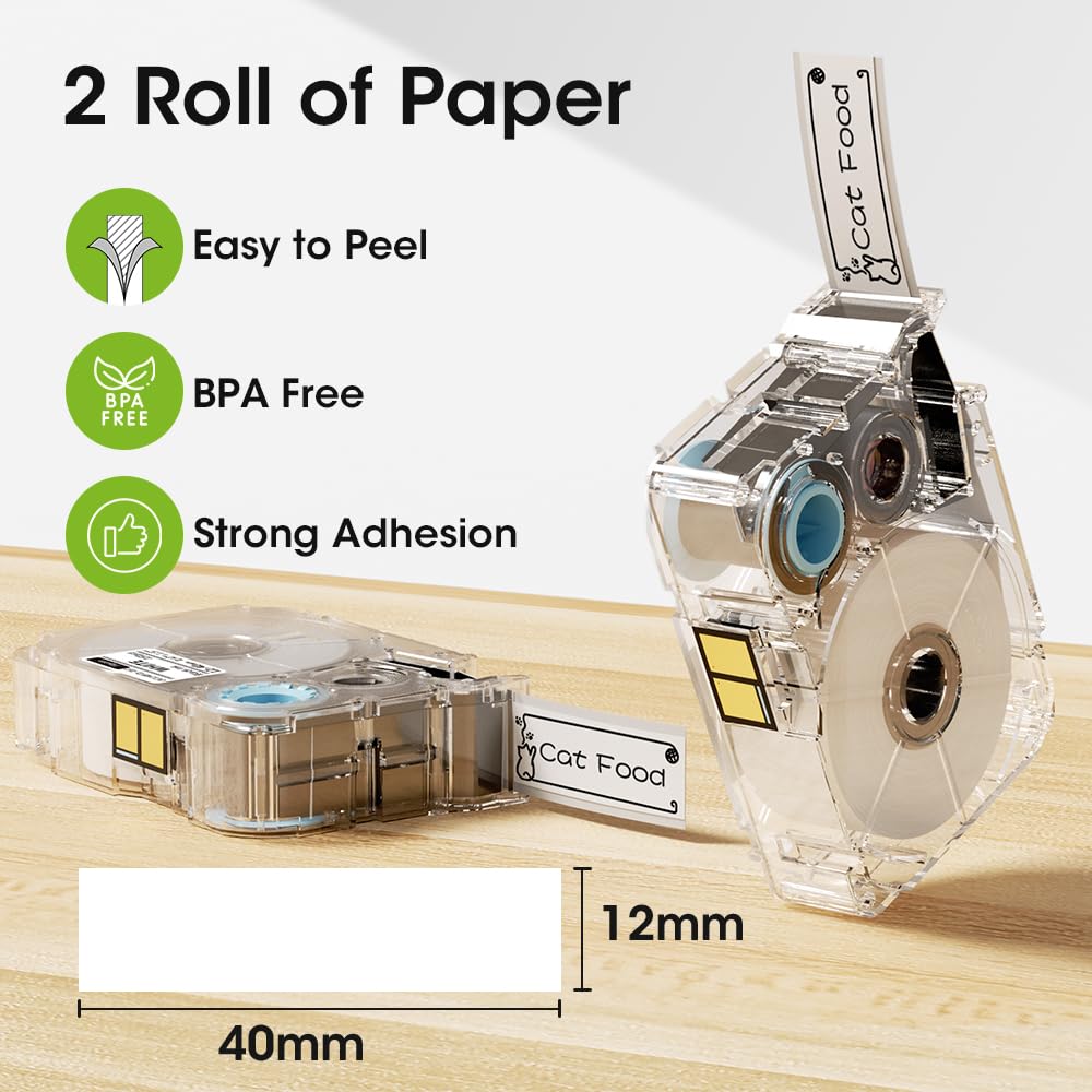 شريط طابعة الملصقات Phomemo A3 - مراجعة Label Printer Tape وسعره