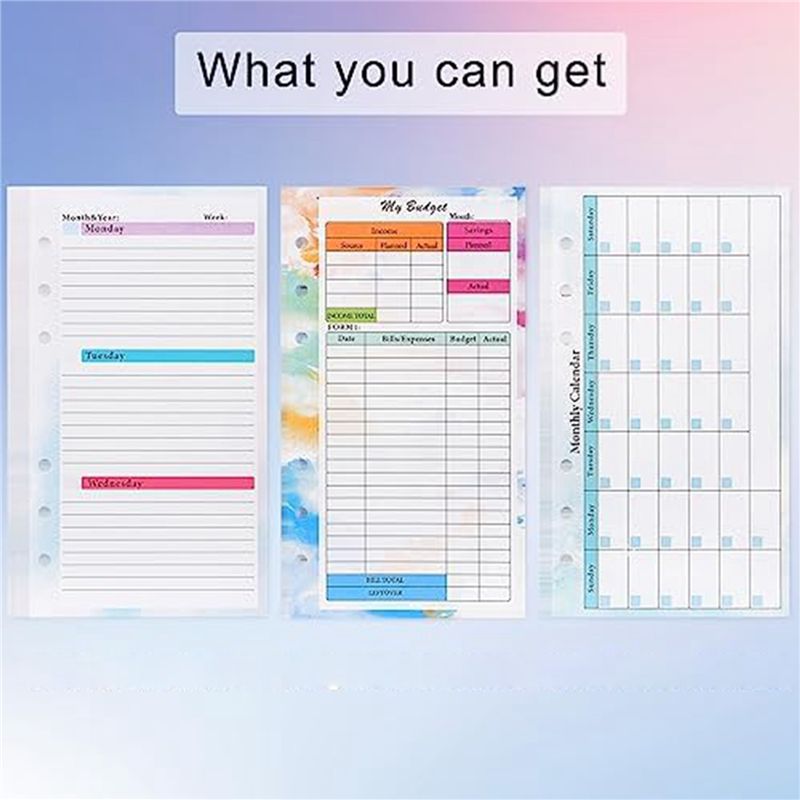 مجموعة N36R-2 من دفاتر التخطيط - مراجعة Planner Weekly Budget وسعره