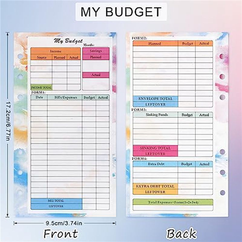 مجموعة N36R-2 من دفاتر التخطيط - مراجعة Planner Weekly Budget وسعره