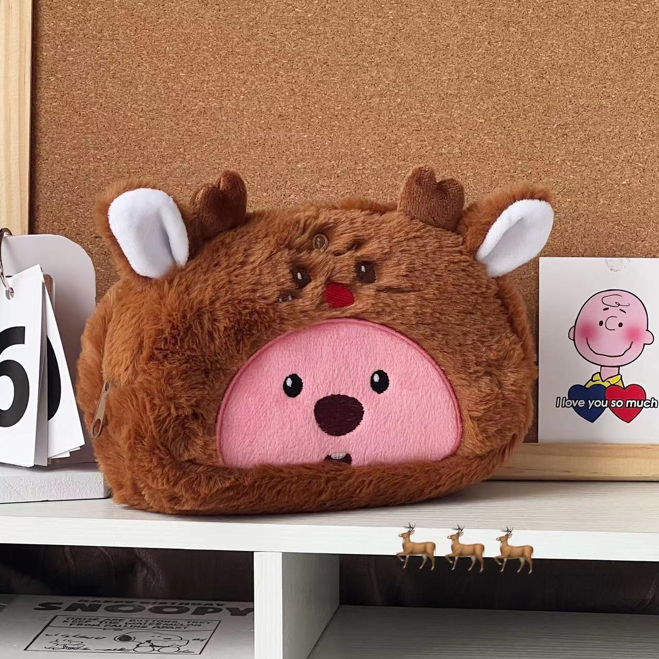 حقيبة أقلام كرتونية من القطيفة - مراجعة Pencil Case Large وسعره